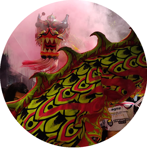 Danza del dragón chino